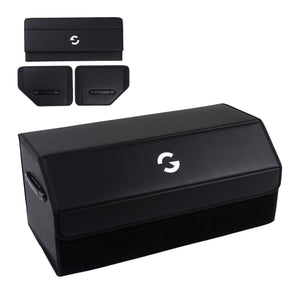 OLG Premium Car Trunk Organizer – 66L Foldable Storage Bin with Magnetic Lid & Velcro Lock