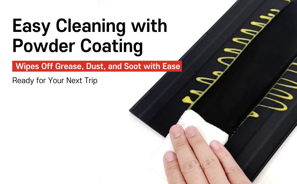 OLG Camp Stove Windscreen 23.6 inch Camping Shield (Tinplate) Wind Screen for Stoves