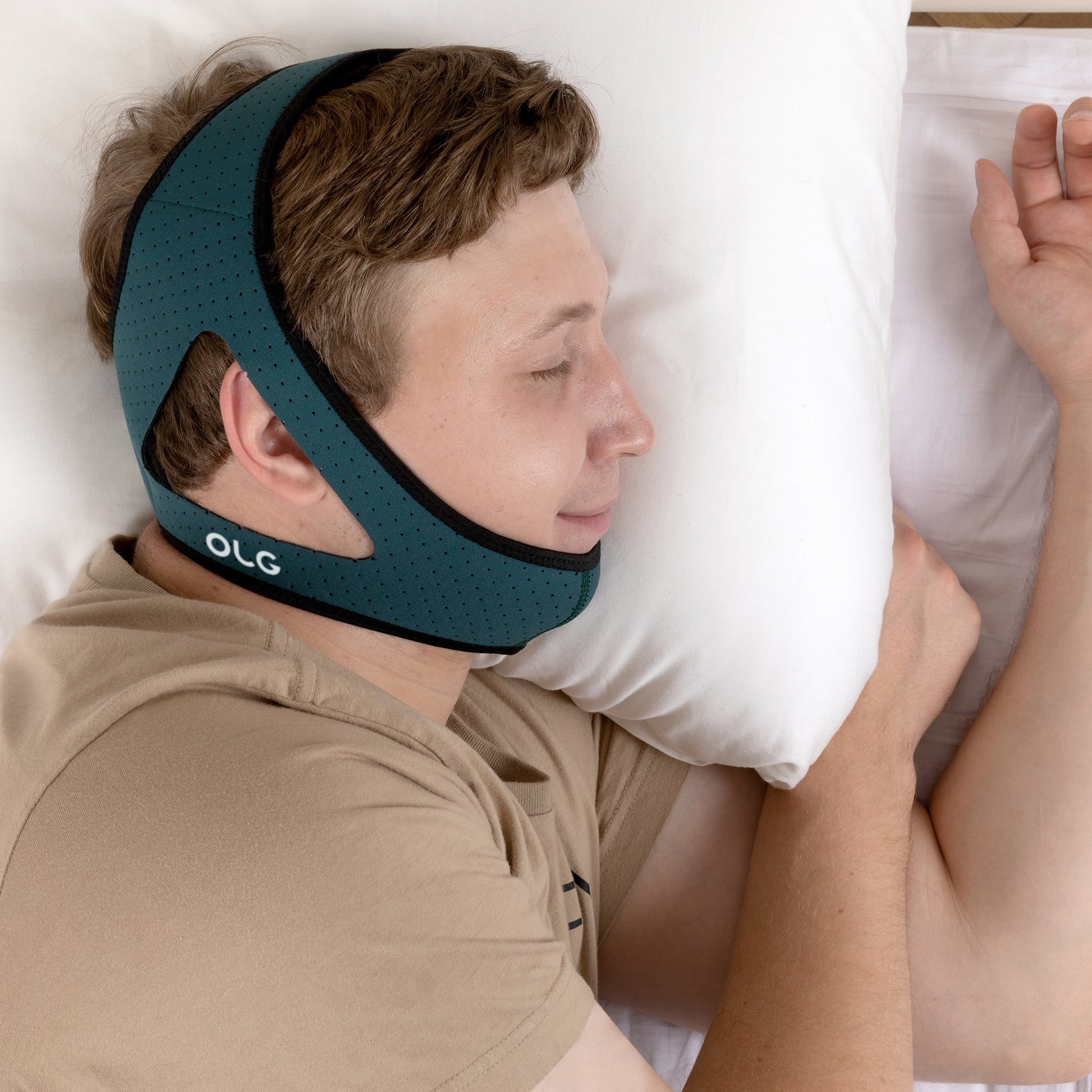 OLG Anti-Snore Chin Strap – CPAP Friendly, Breathable Mesh Support for Restful Sleep