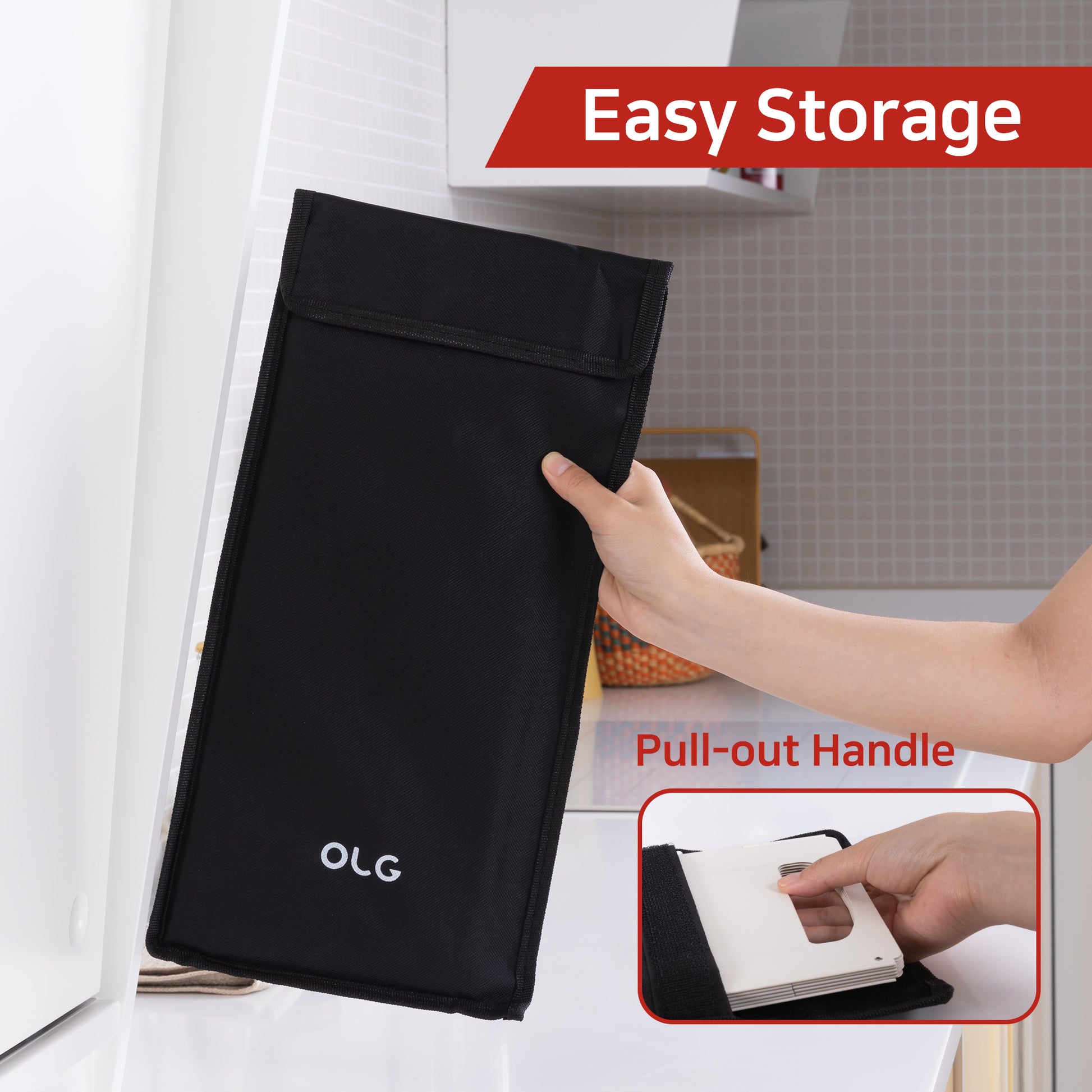 OLG Splatter Guard – Foldable Stove Shield for Mess-Free Cooking