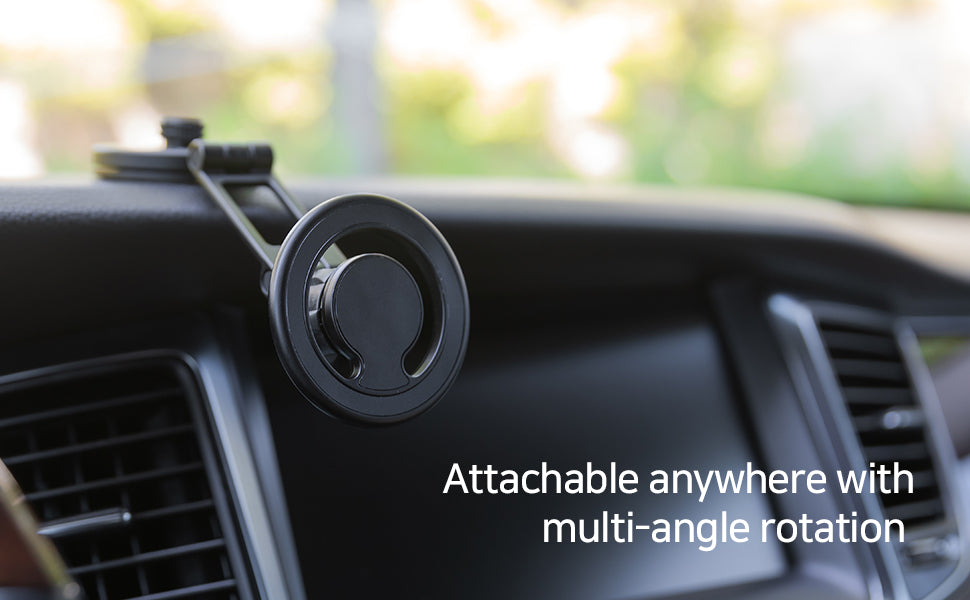 OLG 720 Magnetic Car Phone Mount – MagSafe Ready, 360° Rotate & 4000G Strong Hold